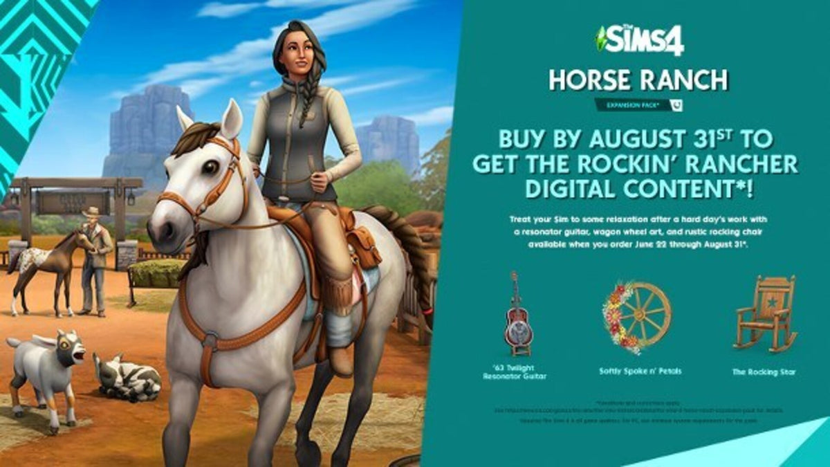The Sims 4 Horse Ranch Expansion Pack (PC) - EA App Key - UNITED STATES   - Electronic Arts [Email/Instant Delivery]