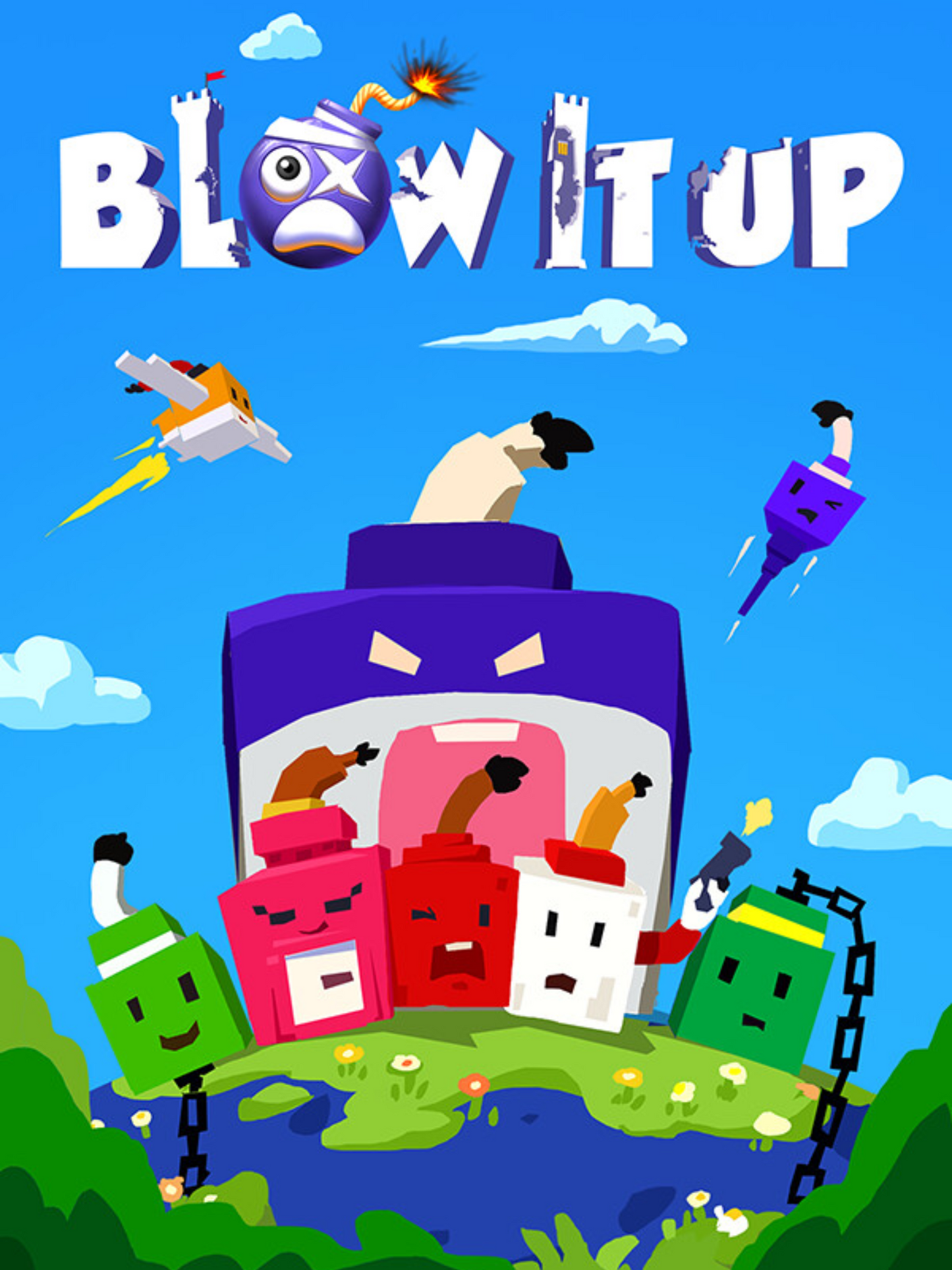 Blow it up PC Steam CD Key  REGION FREE Brain Seal - [Email/Instant Delivery]