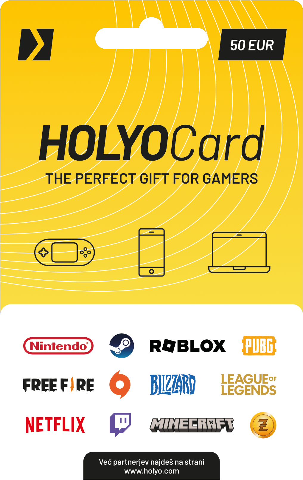 HOLYO Gift Card 50 EUR - HOLYOCARD - Europe Other -  - Other [Email/Instant Delivery]