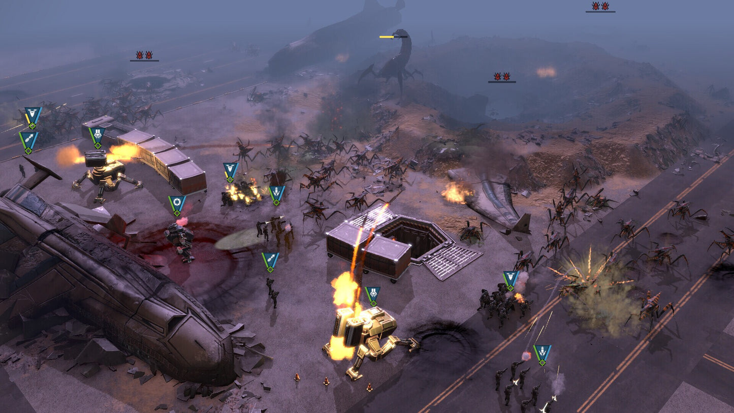 Starship Troopers: Terran Command - Urban Onslaught (PC) - Steam Gift - NORTH AMERICA   - Slitherine Ltd. [Email/Instant Delivery]
