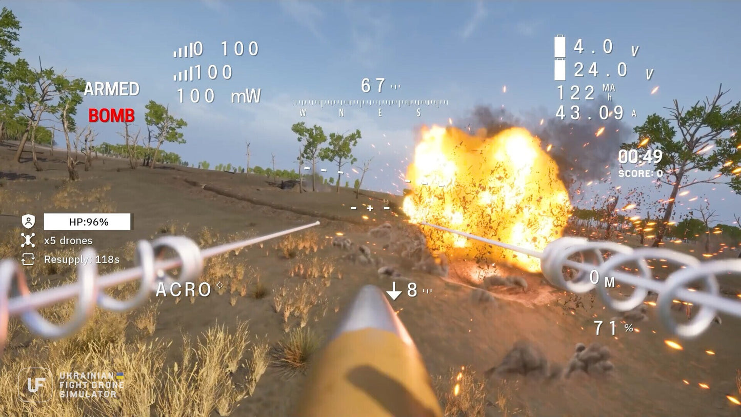 Ukrainian Fight Drone Simulator (PC) - Steam Gift - GLOBAL  [Email/Instant Delivery]
