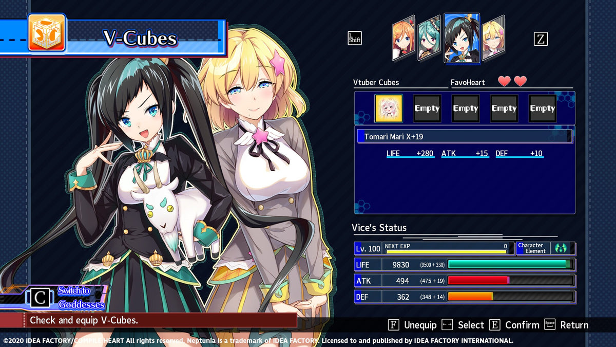 Neptunia Virtual Stars - Tomari Mari Pack (PC) - Steam Key - GLOBAL  [Email/Instant Delivery]