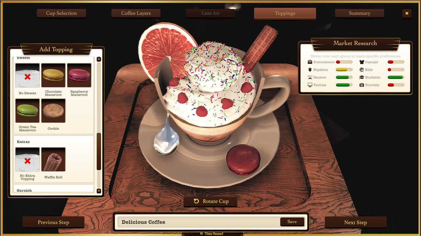 Espresso Tycoon (PC) - Steam Gift - GLOBAL   - PlayWay [Email/Instant Delivery]