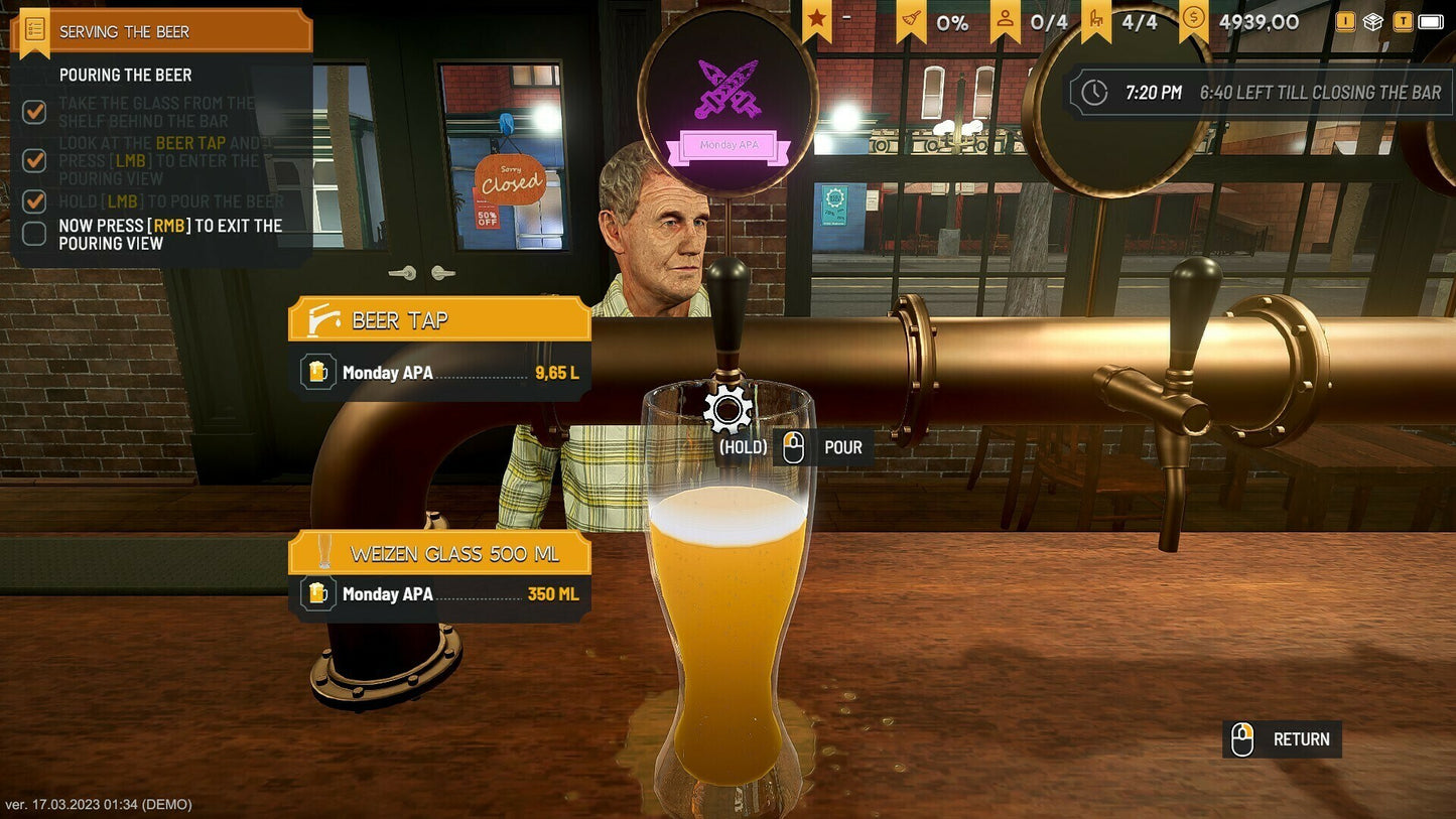 Brewpub Simulator (PC) - Steam Gift - GLOBAL   - Movie Games [Email/Instant Delivery]