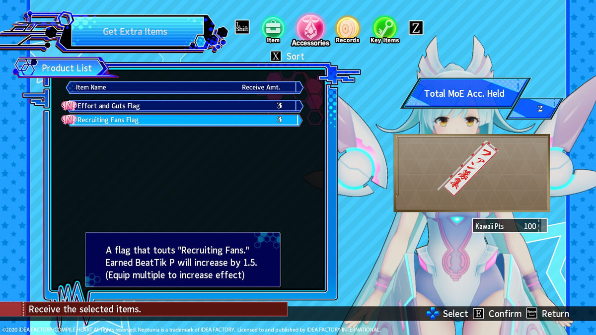 Neptunia Virtual Stars - Item Booster Pack (PC) - Steam Key - GLOBAL  [Email/Instant Delivery]