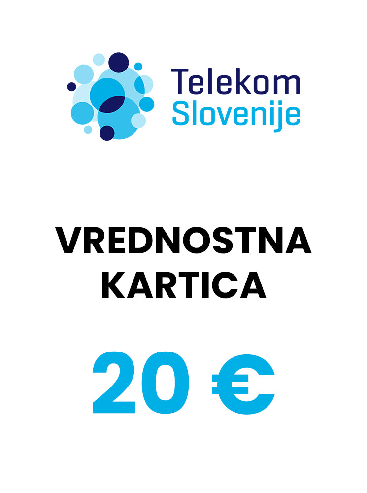 Telekom Slovenija vrednostna kartica 20 € (EUR) Other -  - Other [Email/Instant Delivery]