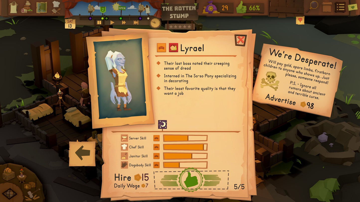 Tavern Keeper (PC) - Steam Gift - GLOBAL   - Greenheart Games [Email/Instant Delivery]