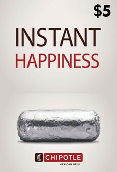 Chipotle Gift Card 5 USD - Key - UNITED STATES  [Email/Instant Delivery]