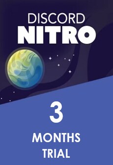 Discord Nitro Trial 3 Months - Discord Key - GLOBAL  [Email/Instant Delivery]