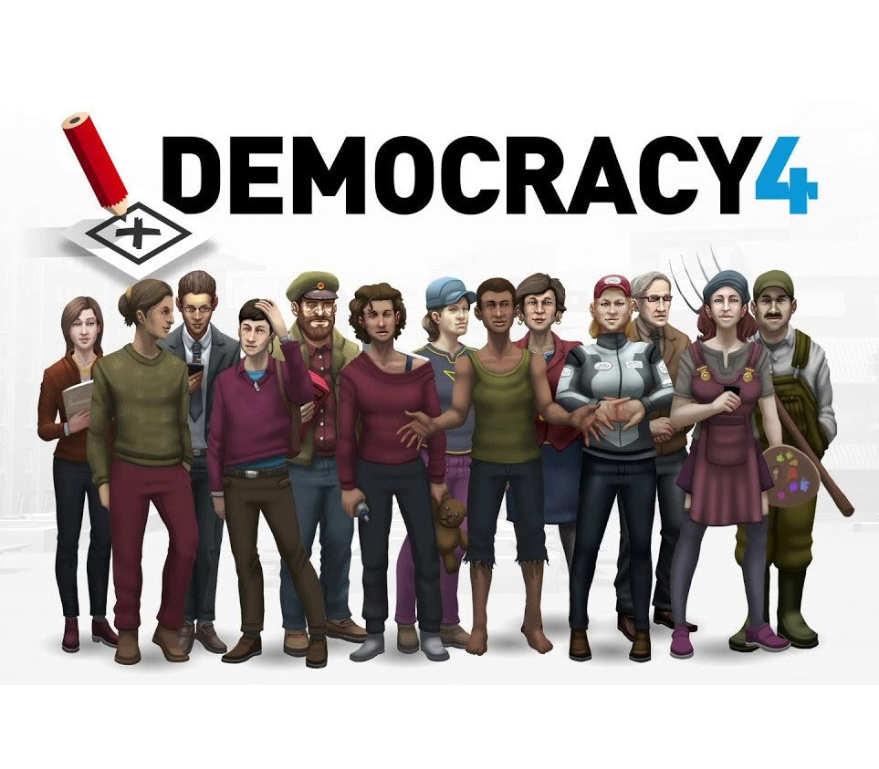 Democracy 4: Console Edition PS4 Account PlayStation 4 -  REGION FREE Positech Games - [Email/Instant Delivery]