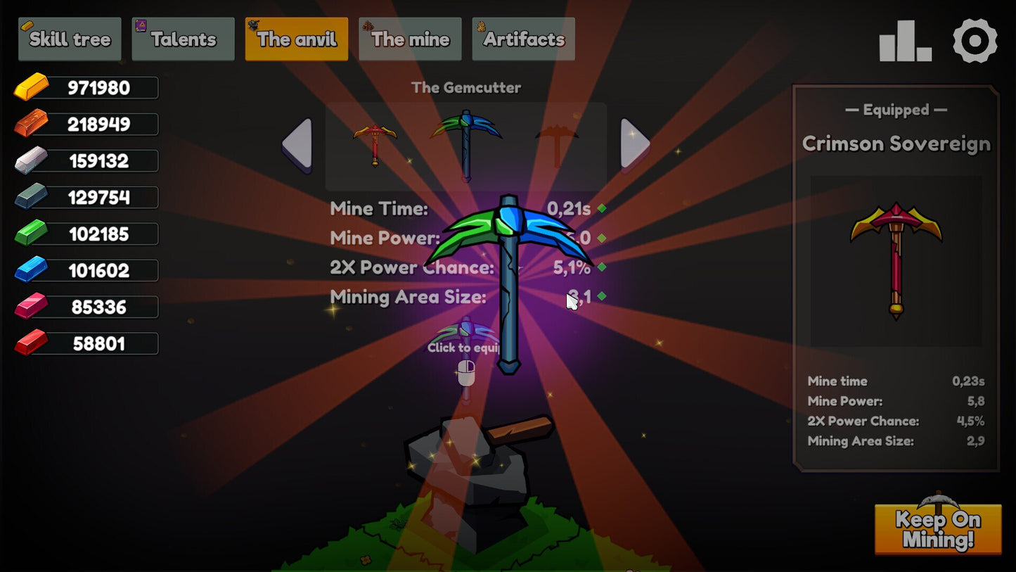 Keep on Mining! (PC) - Steam Gift - GLOBAL  [Email/Instant Delivery]