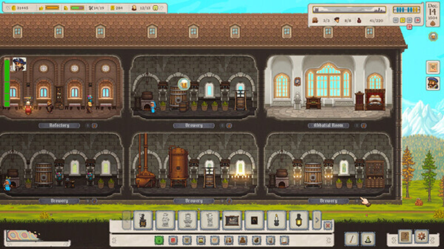Ale Abbey - Monastery Brewery Tycoon (PC) - Steam Key - GLOBAL   - Shiro Unlimited [Email/Instant Delivery]