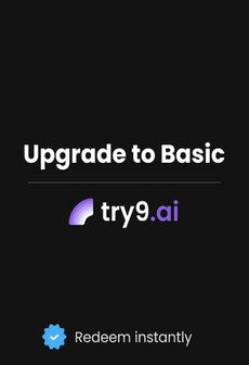 Try9 AI Upgrade to Basic 1 Month - try9.ai Key - GLOBAL  [Email/Instant Delivery]