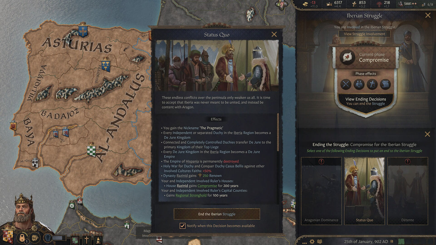 Crusader Kings III: Fate of Iberia (PC) - Steam Gift - GLOBAL  [Email/Instant Delivery]