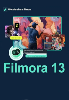 Wondershare Filmora 13 Video Editor (PC) (1 PC, Lifetime)  - Wondershare Key - GLOBAL  [Email/Instant Delivery]