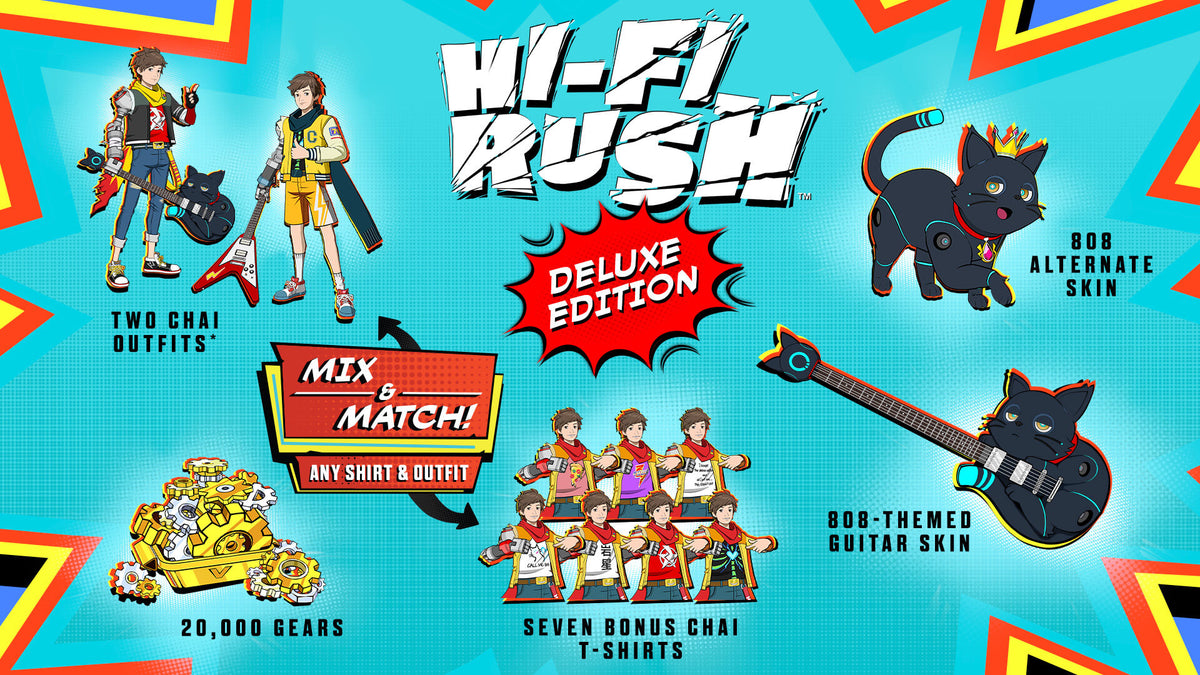 Hi-Fi RUSH Deluxe Edition Steam CD Key  REGION FREE Bethesda Softworks - [Email/Instant Delivery]