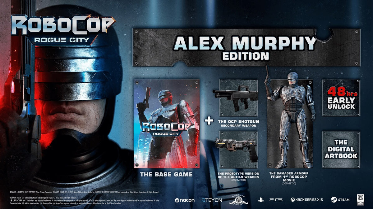 Robocop: Rogue City Alex Murphy Edition TR PC Steam CD Key  ASIA Nacon - [Email/Instant Delivery]