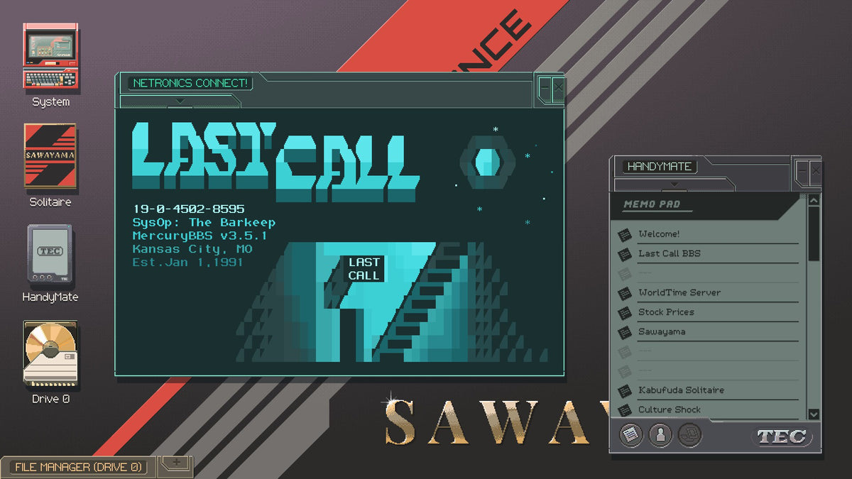 Last Call BBS (PC) - Steam Key - GLOBAL   - Zachtronics [Email/Instant Delivery]
