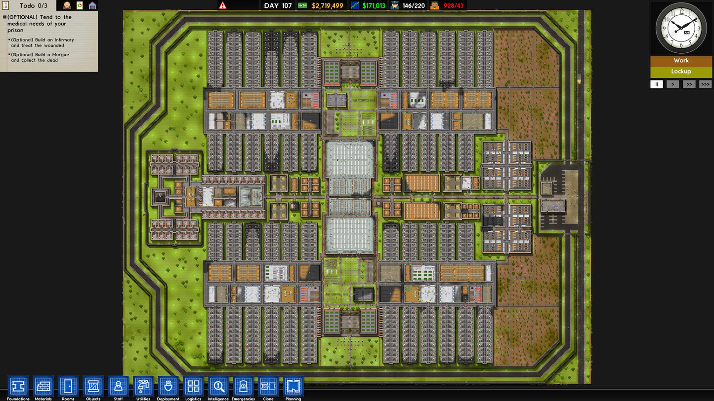 Prison Architect - Total Lockdown (PC) - Steam Key - GLOBAL   - Paradox Interactive [Email/Instant Delivery]