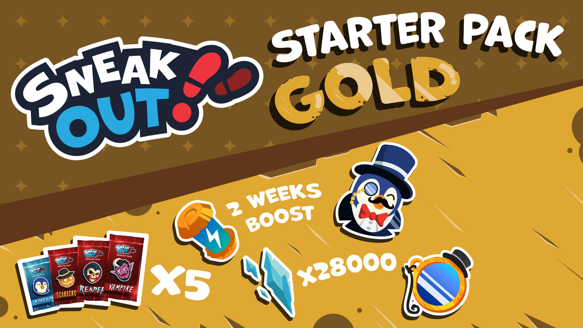 Sneak Out - Starter Pack Gold DLC PC Steam CD Key  REGION FREE Kinguin - [Email/Instant Delivery]