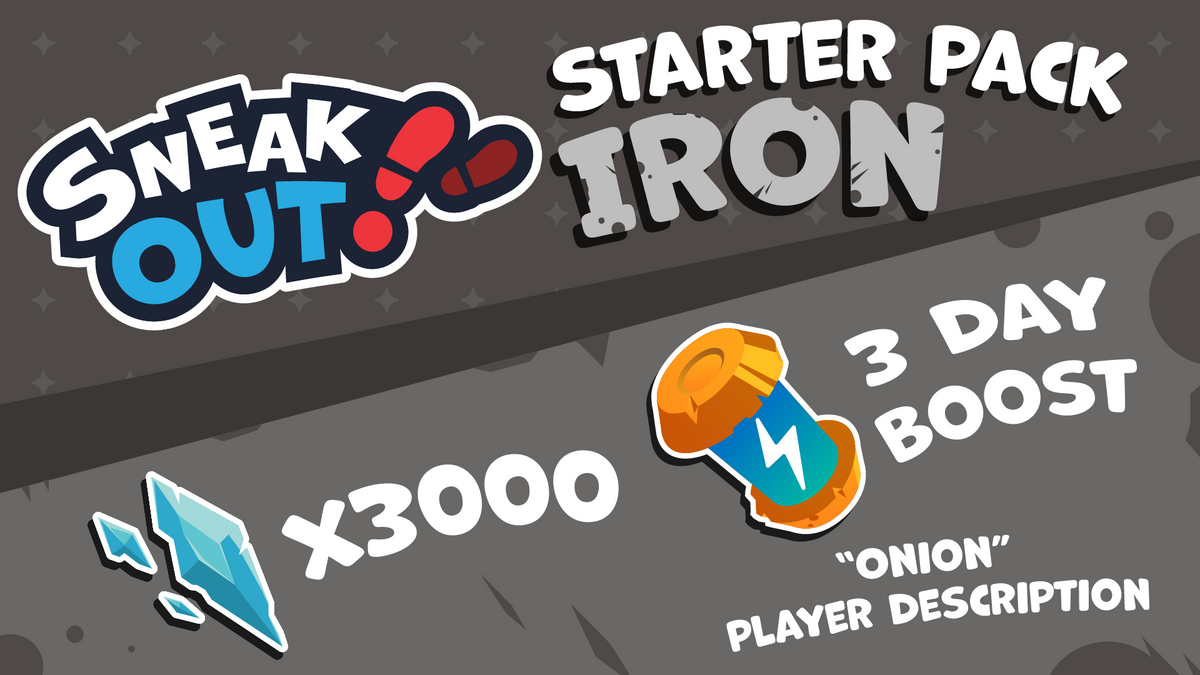 Sneak Out - Starter Pack Iron DLC PC Steam CD Key  REGION FREE Kinguin - [Email/Instant Delivery]