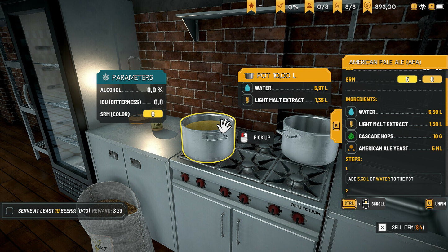 Brewpub Simulator (PC) - Steam Gift - GLOBAL   - Movie Games [Email/Instant Delivery]