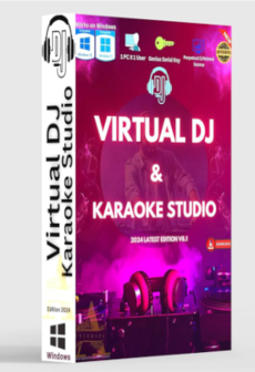 Virtual DJ and Karaoke Studio 7 (PC) (1 Device, Lifetime)  - VirtualDj Key - GLOBAL  [Email/Instant Delivery]