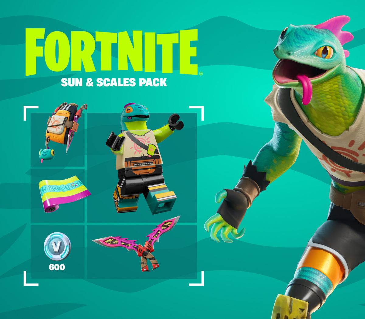 Fortnite - Sun & Scales Pack DLC US XBOX One / Xbox Series X|S CD Key Xbox One -  United States Epic Games Inc. - [Email/Instant Delivery]