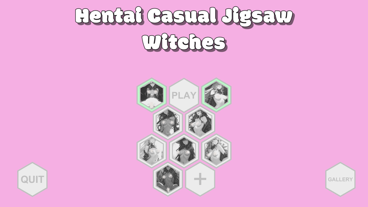 Hentai Casual Jigsaw - Witches PC Steam CD Key  REST OF THE WORLD Utsukushii Games - [Email/Instant Delivery]