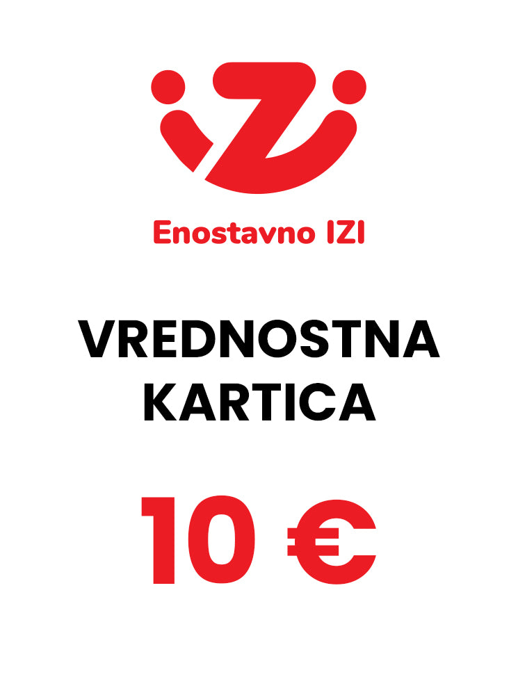 IZI Mobil Slovenija vrednostna kartica 10 € (EUR) Other -  - Other [Email/Instant Delivery]