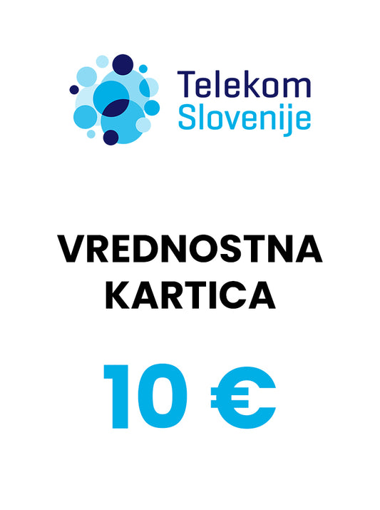 Telekom Slovenija vrednostna kartica 10 € (EUR) Other -  - Other [Email/Instant Delivery]