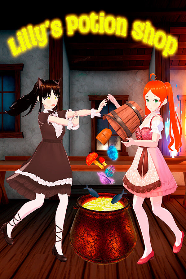Lilly's Potion Shop Steam CD Key  REGION FREE Neon Sparkle - [Email/Instant Delivery]