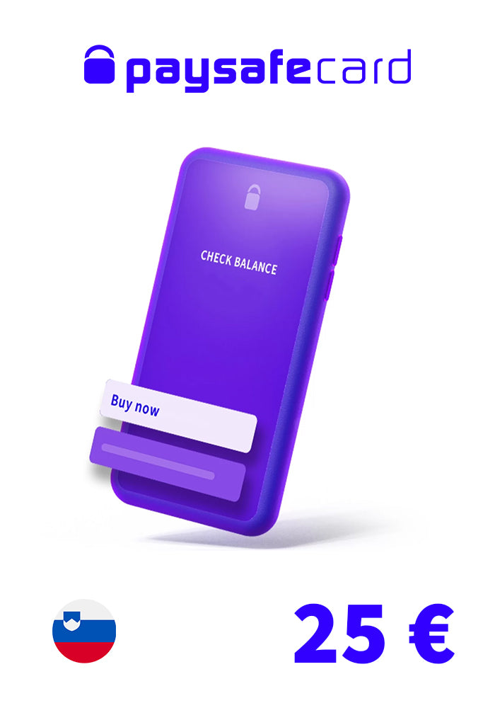 paysafecard 25 EUR Voucher Slovenia (SI) Other -  - Other [Email/Instant Delivery]
