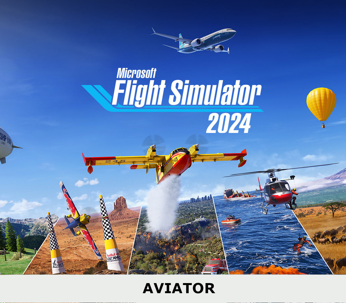 Microsoft Flight Simulator 2024 Aviator Edition EU Xbox Series X|S / PC CD Key MS Store (PC) -  EUROPE Xbox Game Studios - [Email/Instant Delivery]