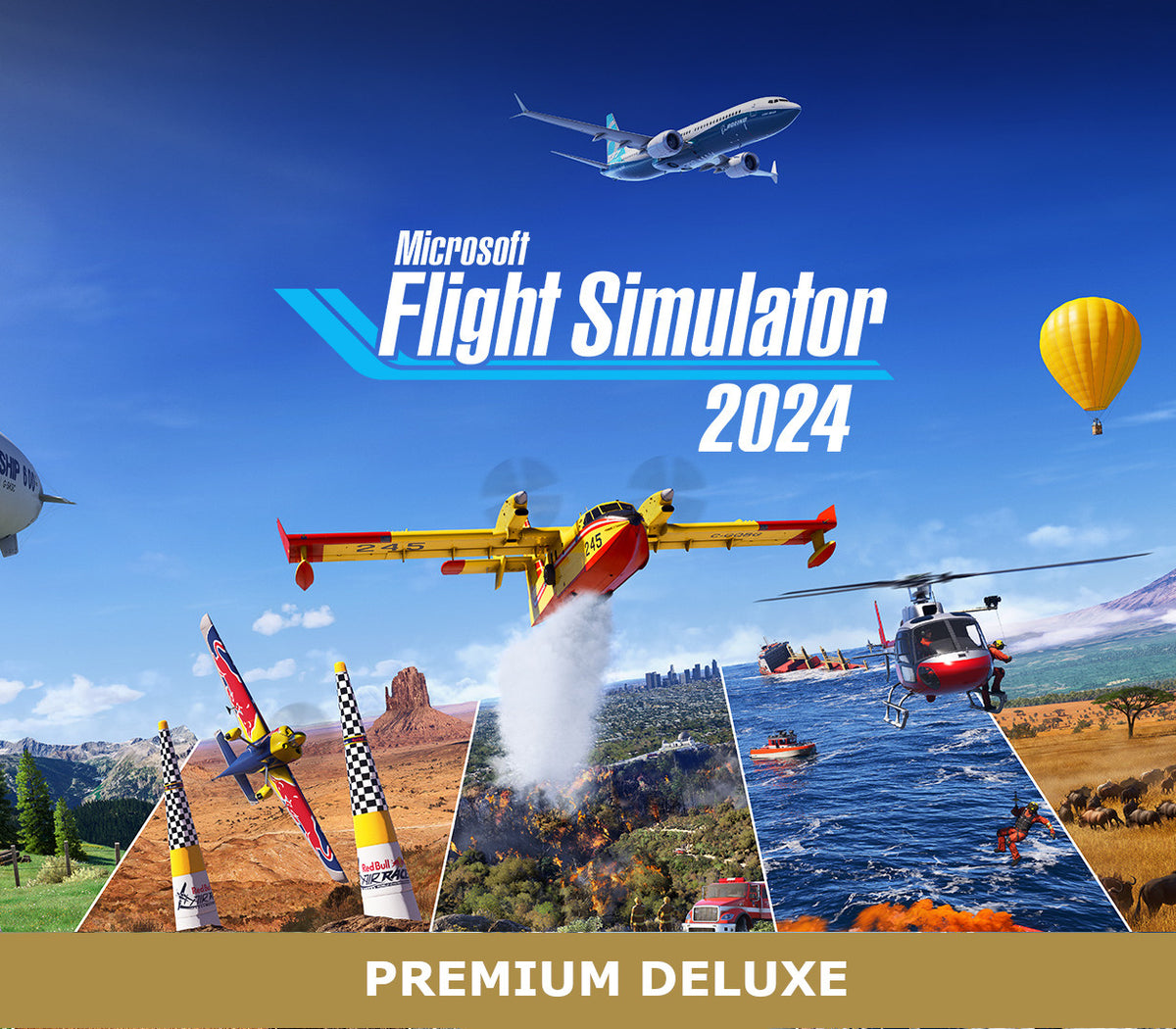Microsoft Flight Simulator 2024 Premium Deluxe Edition  Xbox Series X|S / PC CD Key MS Store (PC) -  OTHER Xbox Game Studios - [Email/Instant Delivery]