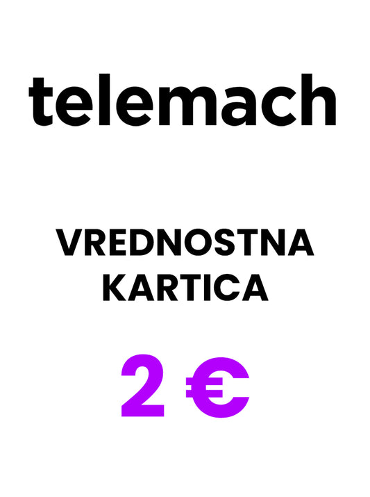 Telemach Slovenija vrednostna kartica 2 € (EUR) Other -  - Other [Email/Instant Delivery]