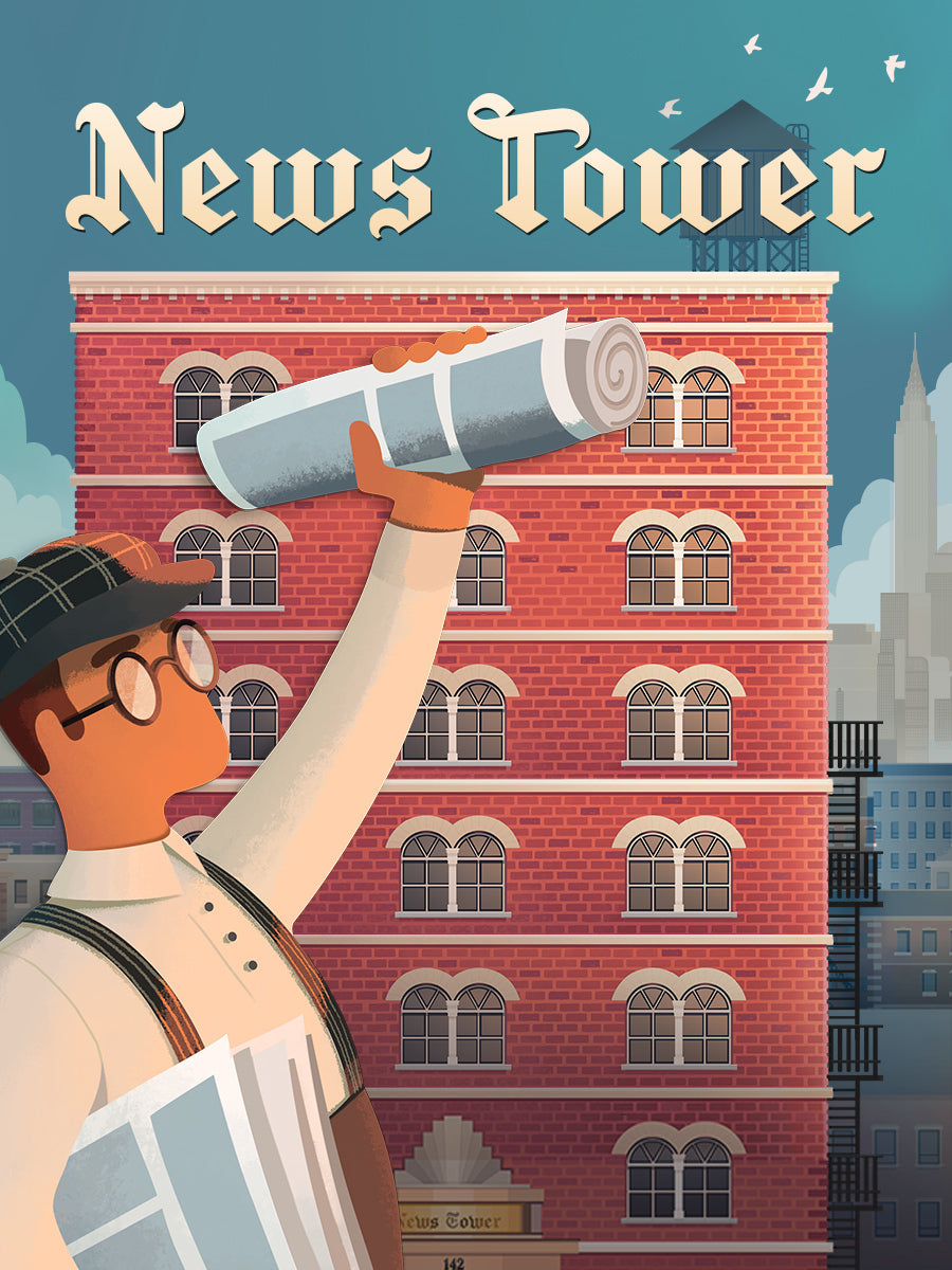 News Tower PC Steam Altergift  REGION FREE Twin Sails Interactive - [Email/Instant Delivery]