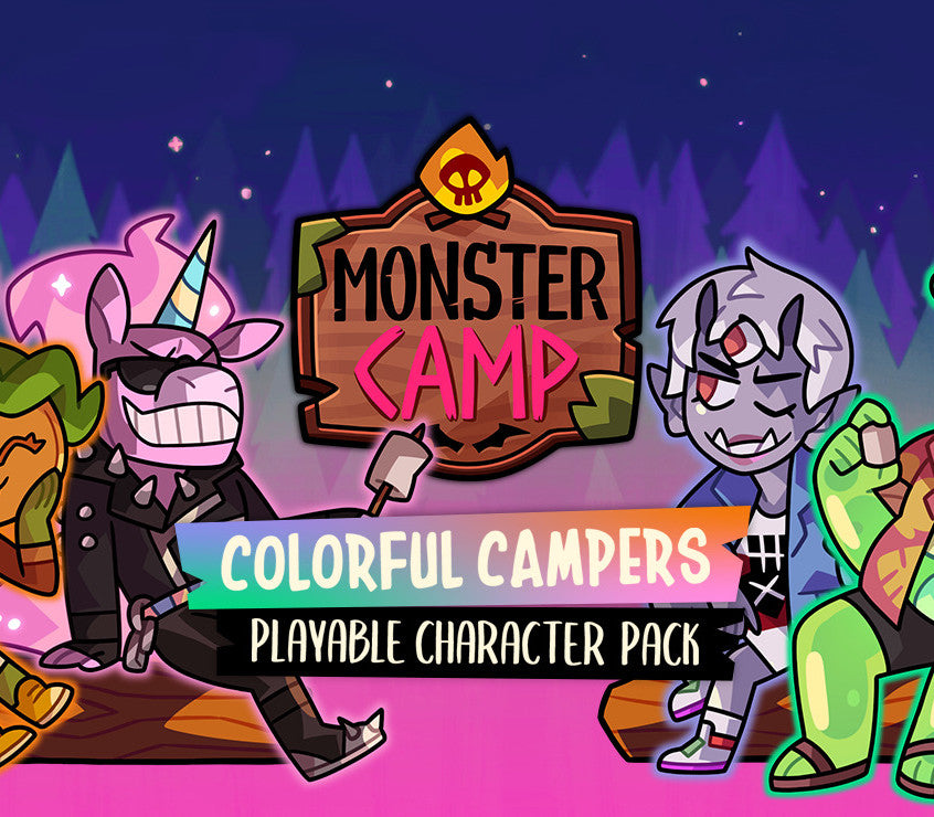 Monster Prom 2: Monster Camp - Colorful Campers DLC PC Steam CD Key  REGION FREE Beautiful Glitch - [Email/Instant Delivery]