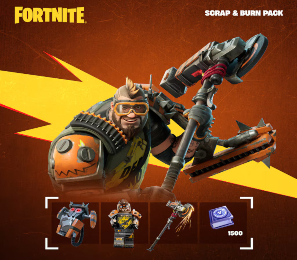Fortnite - Scrap & Burn Pack DLC EU XBOX One / Xbox Series X|S CD Key Xbox One -  EUROPE Epic Games Inc. - [Email/Instant Delivery]