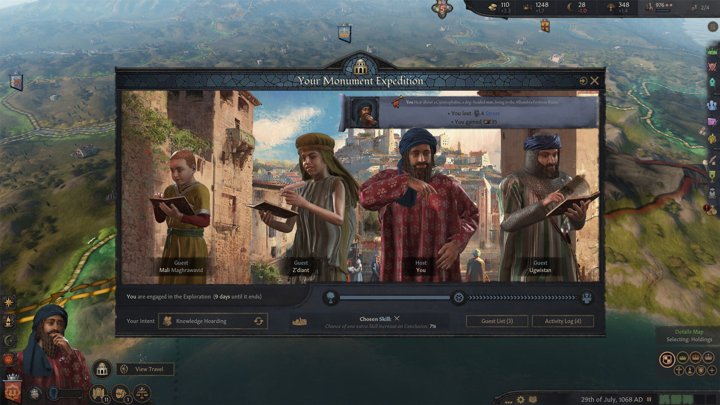 Crusader Kings III - Wandering Nobles DLC PC Steam CD Key  REGION FREE  [Email/Instant Delivery]
