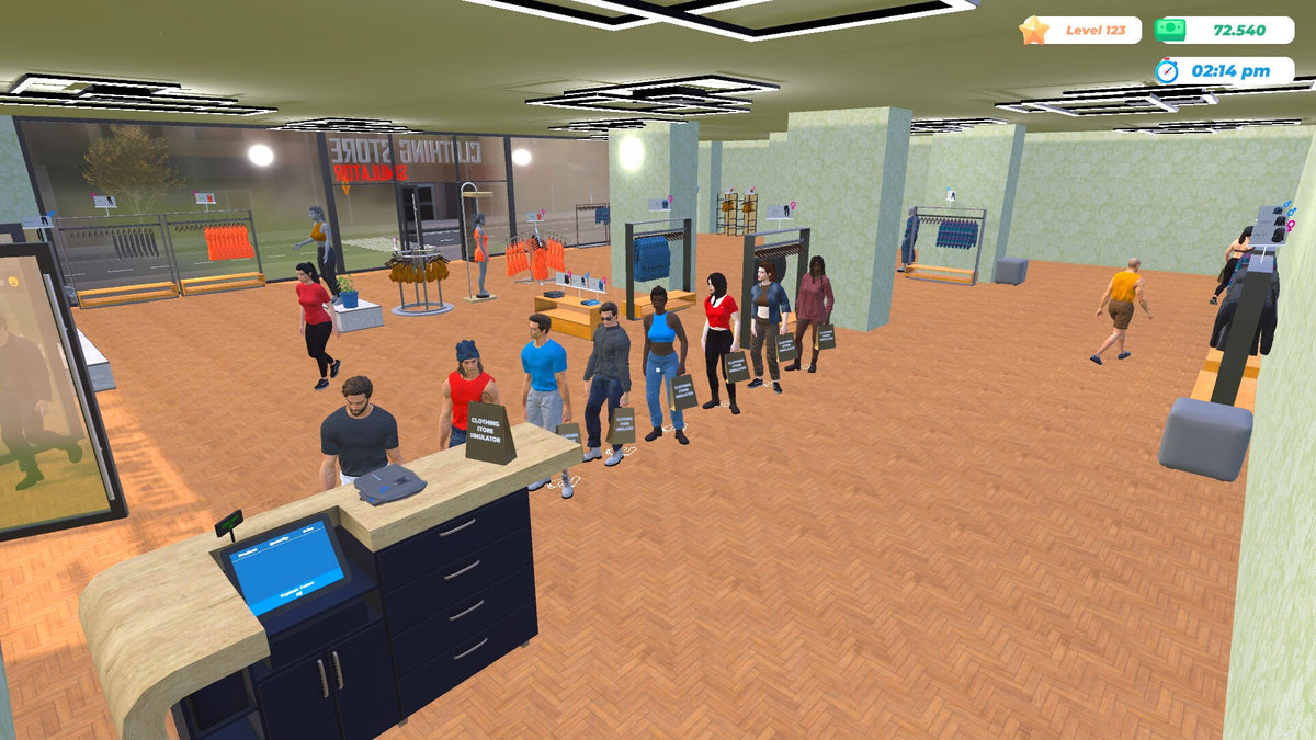 Clothing Store Simulator PC Steam Account  REGION FREE Kiki Games - [Email/Instant Delivery]
