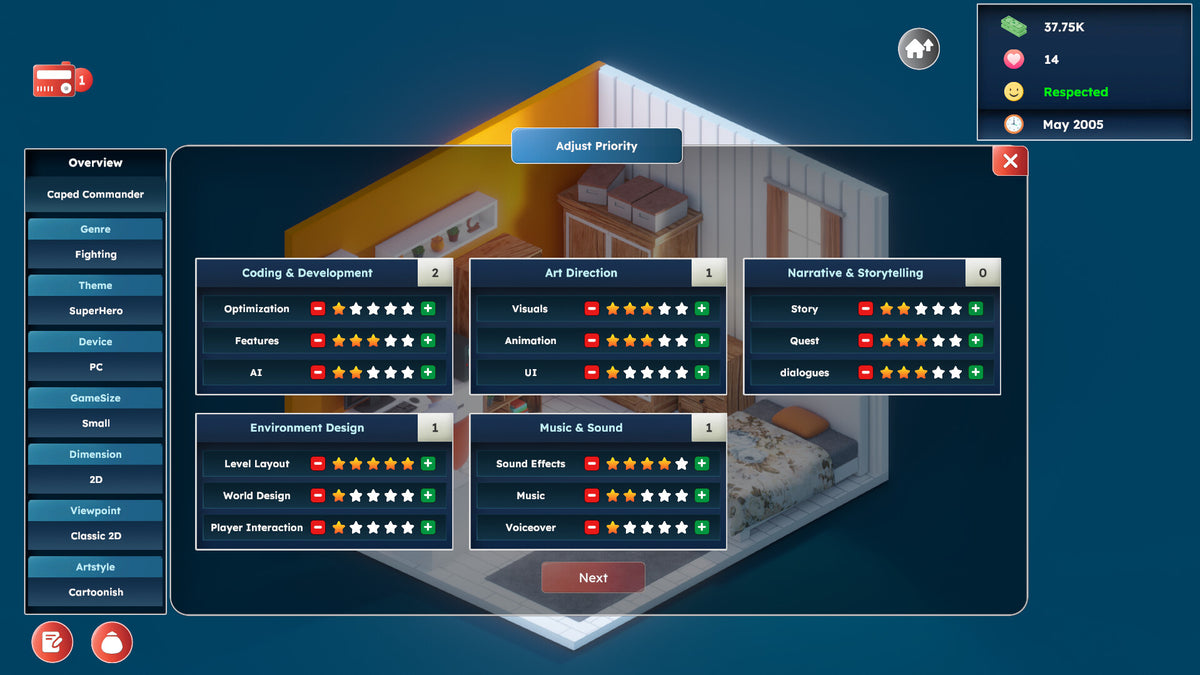 Game Builder Tycoon PC Steam CD Key  REGION FREE PlayWay S.A. - [Email/Instant Delivery]