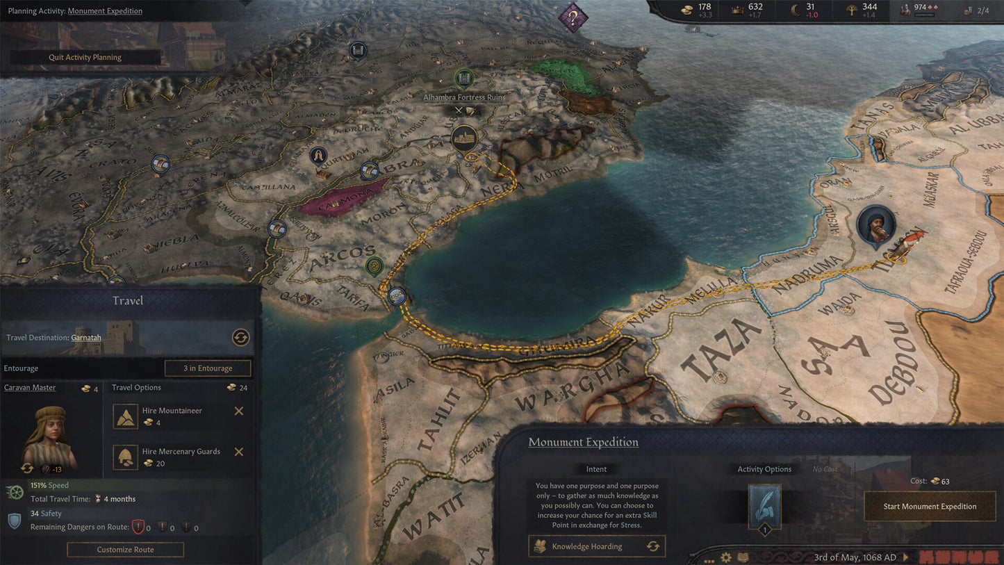 Crusader Kings III - Wandering Nobles DLC PC Steam CD Key  REGION FREE  [Email/Instant Delivery]