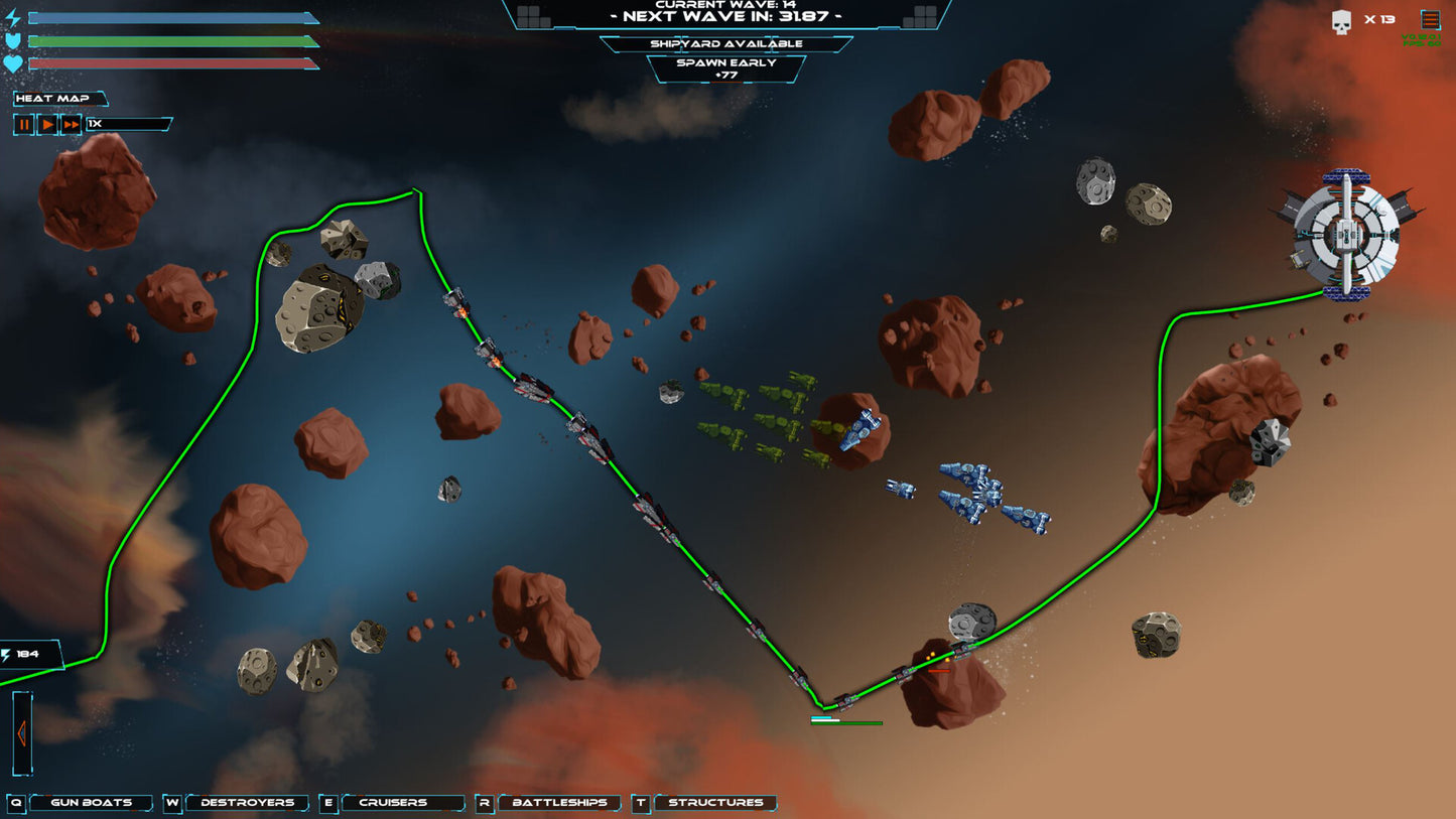The Fall of Aether Station PC Steam CD Key  REGION FREE Nibble & Byte Game Studio - [Email/Instant Delivery]