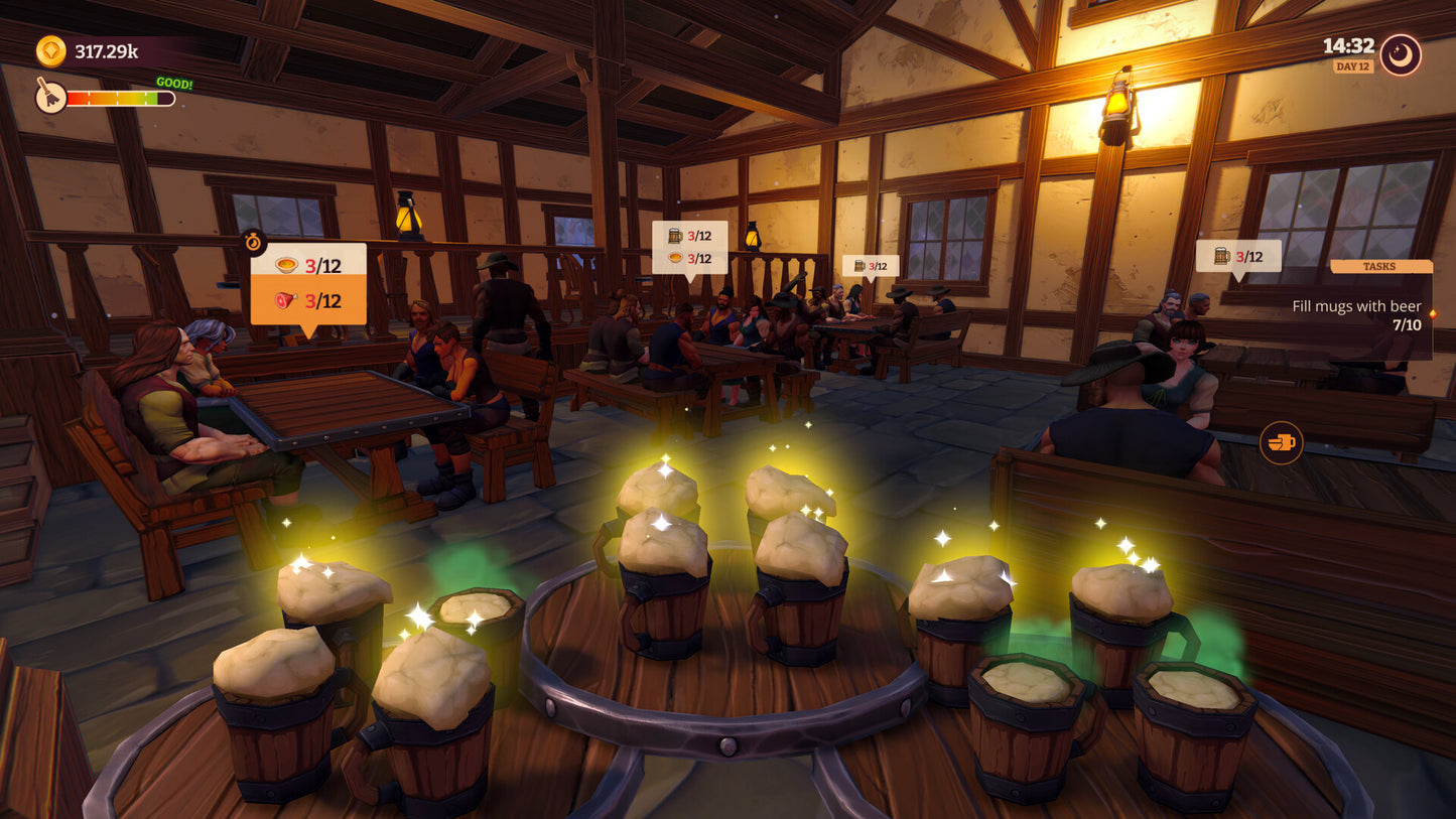 Tavern Manager Simulator PC Steam Account  REGION FREE One More Time - [Email/Instant Delivery]