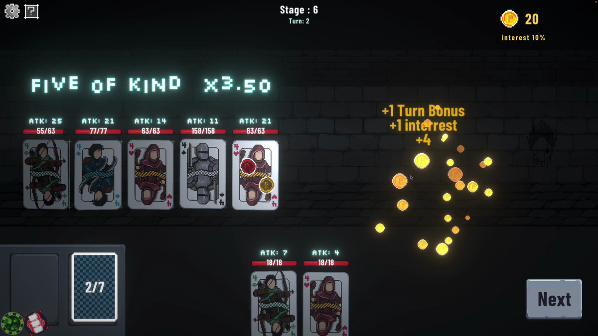Poker Dungeon : Joker's Madness PC Steam CD Key  REGION FREE fishbone games - [Email/Instant Delivery]