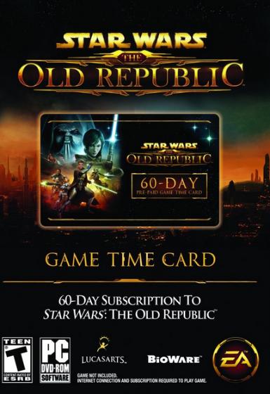 Star Wars: The Old Republic (SWTOR) 60-day Time Card [Email/Instant Delivery]