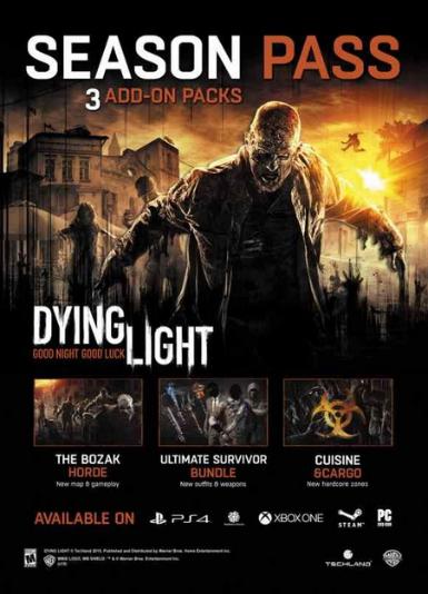 Dying Light - Season Pass (DLC)   Steam - PC Download [Email/Instant Delivery]