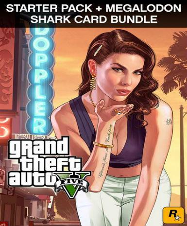Grand Theft Auto V GTA + Megalodon Shark Cash Card   Rockstar Social Club - PC Download [Email/Instant Delivery]