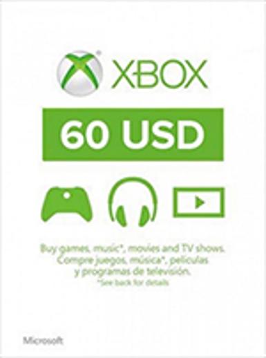 XBOX Gift Card 60 USD (US)   Xbox [Email/Instant Delivery]